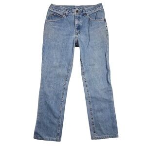 Lee Jeans Womens Light Wash Straight Leg‎ Denim Pants Size 32 Retro Mom Jeans